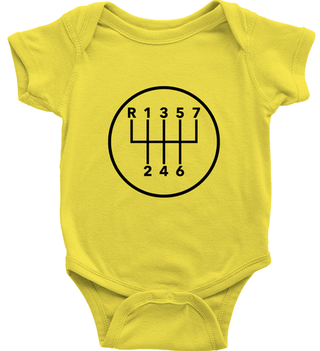 7 Speed Manual Transmission Gears Toddler Kids Tee Youth T-Shirt Baby Bodysuit - Picture 31 of 32