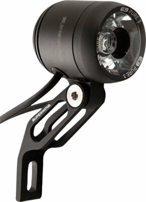 Supernova E3 Pure 3 Dynamo Headlight Black