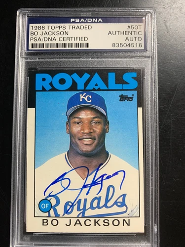 1986 Topps Traded - #50T Bo Jackson (RC)