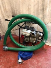 Honda Water pump / Trash pump 4"  Trolley mount with Brand new hoses!!