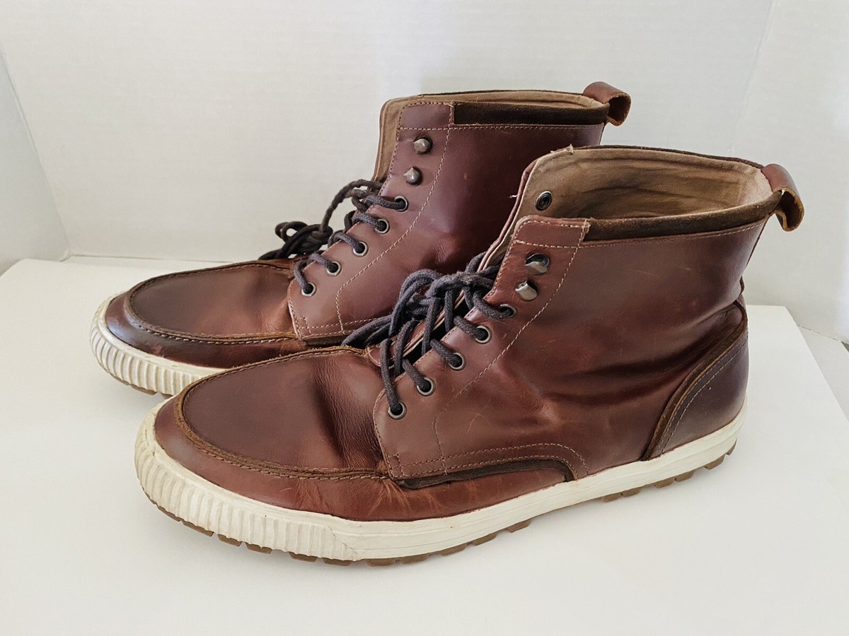Aldo Brown Leather Brogue Chukka Boots Ferro Aldo Men main image 4