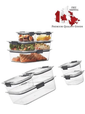 Rubbermaid Brilliance Food Storage Container, 10-Piece Set 