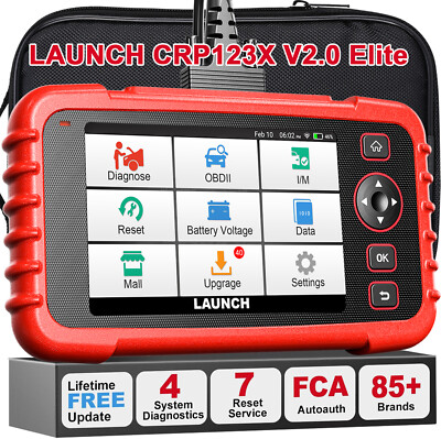 2025 Launch CRP123X V2.0 Profi KFZ OBD2 Diagnosegerät Auto Scanner Auslesegerät
