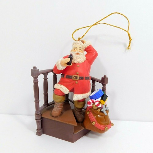 Coca Cola 1942 Trim A Tree Collection They Remembered Me Ornament Santa - Picture 11 of 11