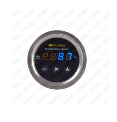 DIGITAL EGT THERMOMETER PYROMETER (ROUND), BLUE LED, W/ PROBE-NPT