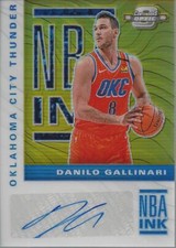 2019-20 Panini Contenders Optic NBA Ink Gold #8 Danilo Gallinari Auto /10 -NM-MT