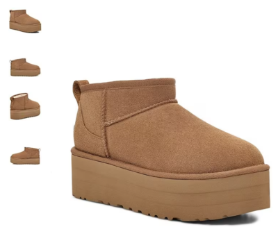UGG Classic Ultra Mini Platform Chestnut Boot Bootie Women's US