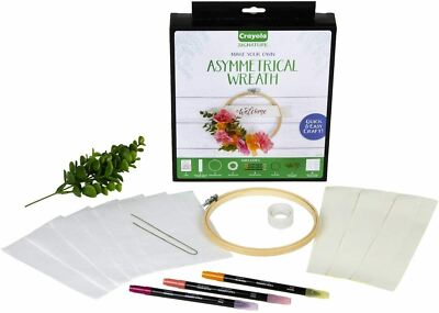 Crayola DIY Wreath, Craft Supplies, Gift for Crafters, Ages 12+