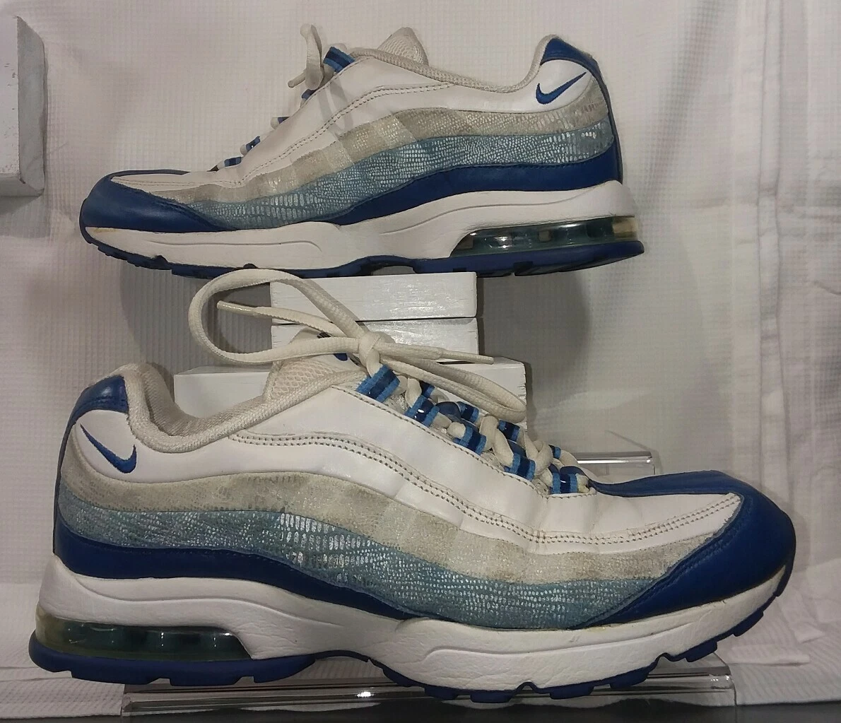 Nike Air Max 95 Premium PISCES WHITE BLUE RIBBON SILVER 314043