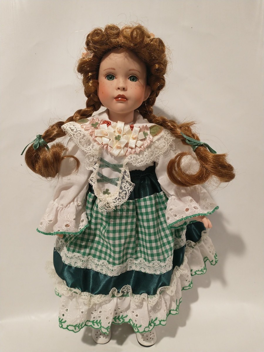 Vintage Porcelain Musical Doll 