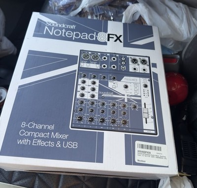 Soundcraft Notepad-12FX 12 Channel Desktop Mixer with USB and Effects