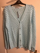 Ladies Turquoise/mint Button Up Cardigan. New. Size M/L