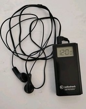 Radio Shack AM/FM Digital Pocket Radio 1201518 Travel Walking Home W/Headphones