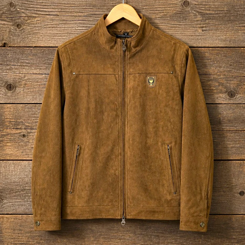 Zip Suede Outer Shell Coats, Jackets & Vests for Men for sale | eBay