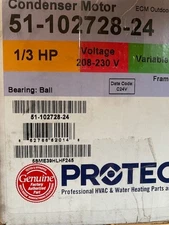 OEM Rheem Ruud Condenser ECM Outdoor Fan Motor 51-102728-24 (NEW)