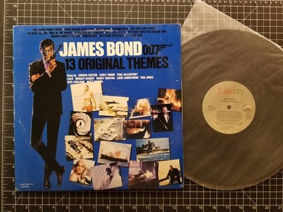 JAMES BOND THEMES Soundtrack LP 1983 VG+ McCartney 007 Carly BASSEY 13 Original