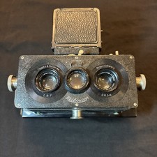 Antique Heidoscop Historical Stereo Camera c1920  s parts or repair