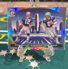 2024 Panini Donruss Optic Downtown Duos Prizm Staubach Pearson #12 Cowboys