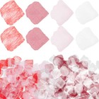 600 Pcs Rosenblüten Künstlich Blätter Hochzeitsblütenblätter Hochzeitseisdekor