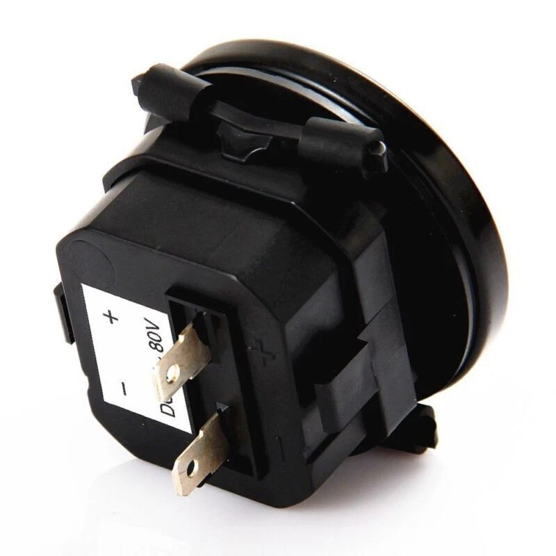 8~80V Car Gauge Meter Car ATV Boat Engine Mechanical Round Hour Meter Waterproof - Image 2 of 4
