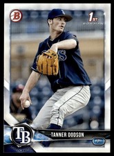 2018 Bowman Draft Tanner Dodson Tampa Bay Rays #BD-78