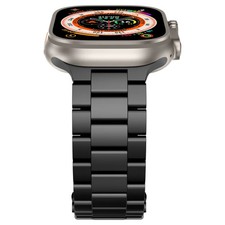 Three Beads Titanium Alloy Metal Watch Band, For Apple Watch Series 7 41mm, For