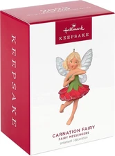 Hallmark  CARNATION FAIRY Ornament 19th in Fairy Messengers Series 2023 - NIB