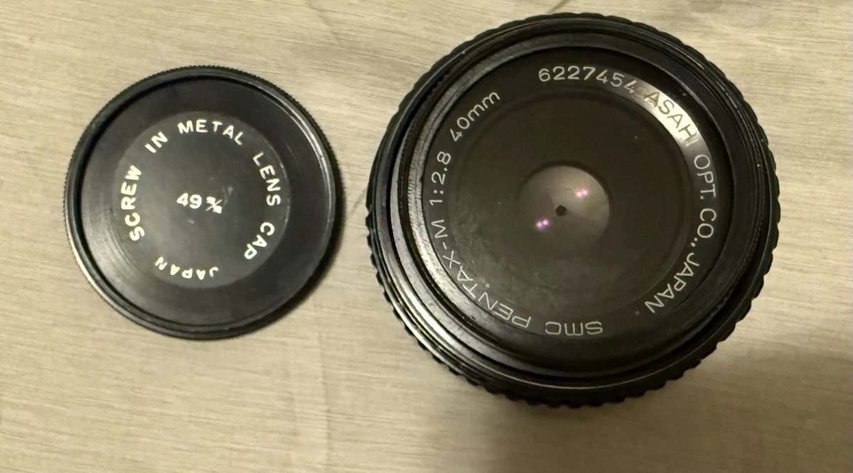 Pentax SMC f/2.8 Camera Lenses 40mm Focal for sale - eBay