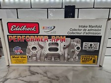 Edelbrock Sbc Performer Rpm Intake Manifold Endurashine Finish Lot 050906 Edelbrock Sbc Performer Rpm Intake Manifold Endurashine Finish Lot 050906