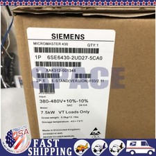 New Siemens 6SE6430-2UD27-5CA0 6SE6 430-2UD27-5CA0 1 Year Warranty Fast Shipping