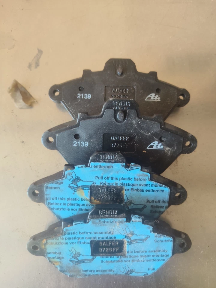 4 PLAQUETTES DE FREIN ATE BENDIX 2139 GALFER 3726FF - Photo 1/2