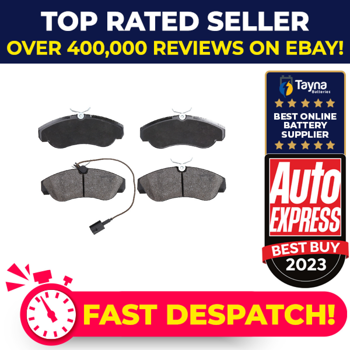 Brake Pads Set fits PEUGEOT BOXER 2.8D Front 99 to 02 425225 425227 425456 Febi