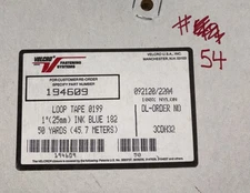 Velcro Brand 1” Navy Blue LOOP  Sew-on Tape 50 Yard Roll NOS Lot # 54