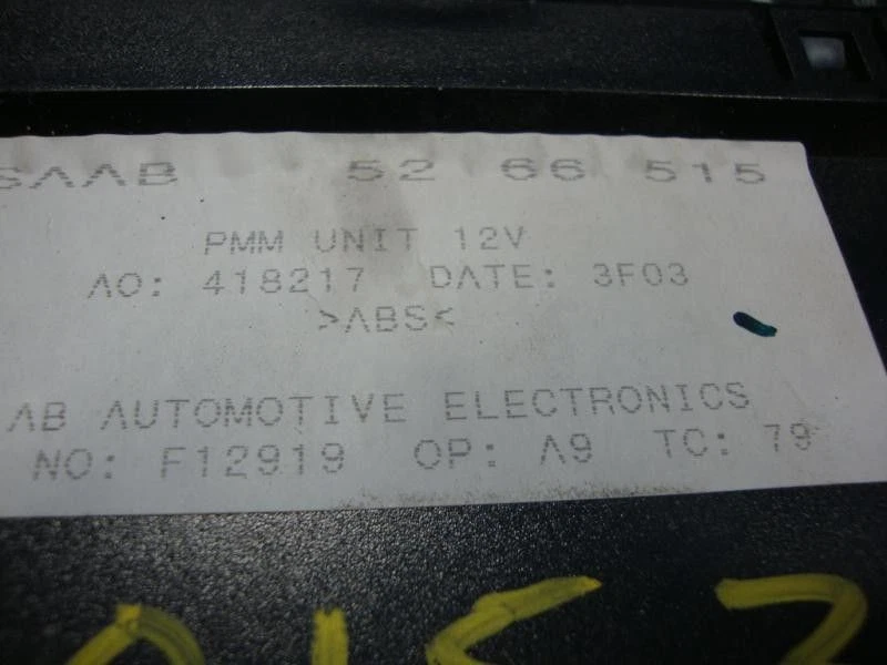 Chasis memoria ECM VIN E espejo de cuarto dígito compatible con 99-10 SAAB 9-5 225379 Foto 2 de 4