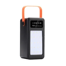 DIY Power Bank Case Batteries 18650 Flat Soldering Free With LED Flashlight C