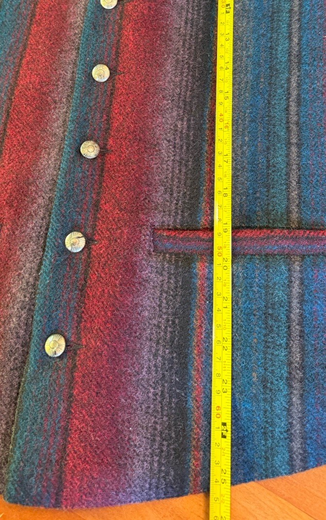 Authentic Vintage Pendleton Virgin Wool Ombré Str… - image 7