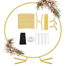 7.2FT Round Balloon Arch Stand Kit,Wedding Arches Frame with Base