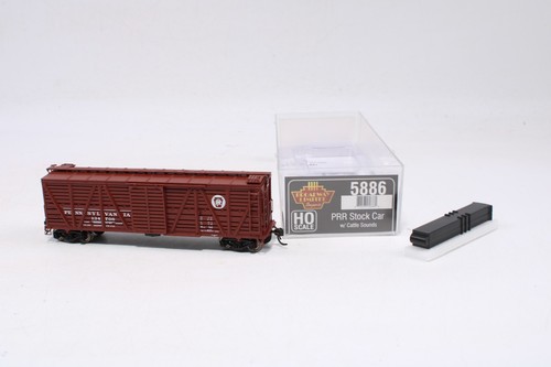 Broadway Limited 5886 escala HO PRR Stock Car con sonidos de ganado #134706 | Zustand: Used