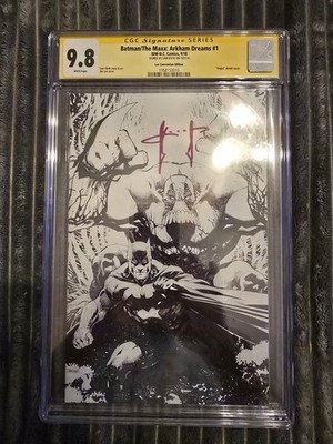 Batman/The Maxx: Arkham Dreams #1. SS Sam Keith. CGC 9.8 Signed In Purple Ink!