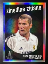 2022-23 Topps Chrome UCC Soccer 1959 Throwback Refractor - Zinedine Zidane No.2