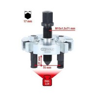 Universal-Riemenscheiben-Abzieher 3-Armig, 70Mm KS Tools 150.3130