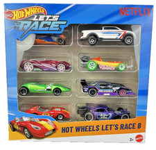 Hot Wheels 2025 Mainline Hot Wheels lets Race 8 Pack GT-Scorcher Street Wiener