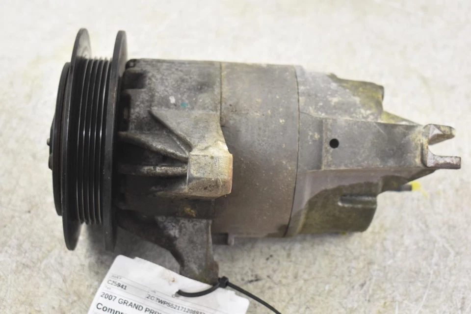 2007 Pontiac Grand Prix A/C Compressor 3.8L Used 128K Miles OEM Part - Image 3 of 4