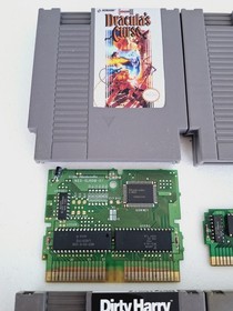 Lot Of 6 Nintendo NES Games W/ Replacement Labels; Castlevania III, Donkey Kong