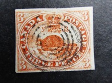 nystamps Canada Stamp # 1 Used $1000 D19x130