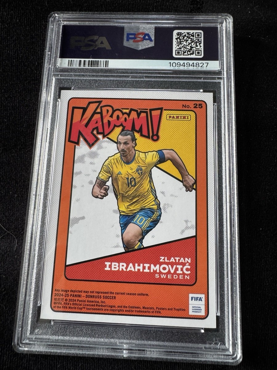 2024-25 PANINI DONRUSS SOCCER SWEDEN ZLATAN IBRAHIMOVIC KABOOM #25