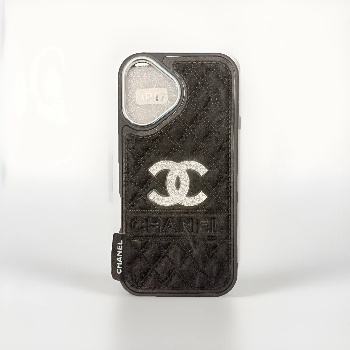 シャネルiPhone CHANEL Lambskin Quilted iPhone X Case Black