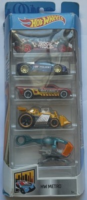 Hot Wheels 5-Car Pack HW Metro