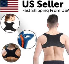 Adjustable Posture Corrector Back Shoulder Support Correct Brace Belt Men Women