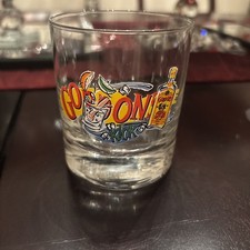 Vintage Retro Go On Kick London GORDON’S Dry Gin Glass Tumbler Souvenir